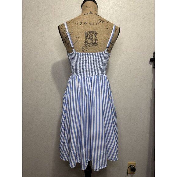 OLD NAVY Tropical Floral Botanical Striped Maxi/Mini Dress Lot 2 SMALL Beach - Picture 6 of 16